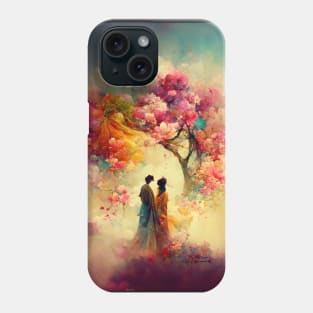 Two under the sakura tree Phone Case