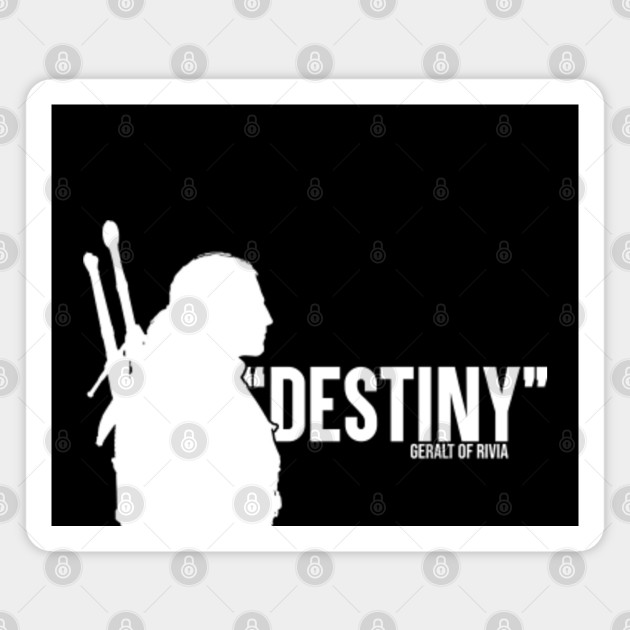 Geralt Of Rivia Destiny Meme Magnet Teepublic Au