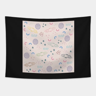 Minimal Astronomy Pattern Tapestry