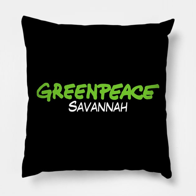 Greenpeace Savannah Pillow by Greenpeace Savannah