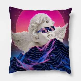 Vaporwave Cupid Swag Pillow