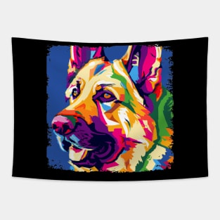 German Shepherd Dog Pop Art - Dog Lover Gifts Tapestry