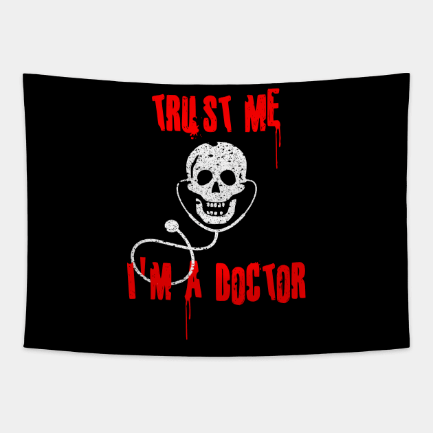 Halloween Trust Me I'm a Doctor Tapestry by Mandz11