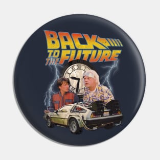 Back to the 80s Pin