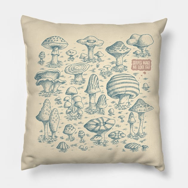 Pitty Mushroom Pillow by salihgonenli