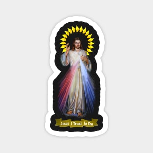 Jesus Divine Mercy - Jesus I Trust in You Magnet