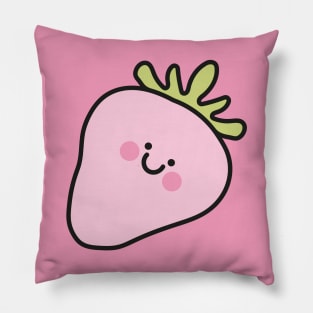 Pink Strawberry Pillow