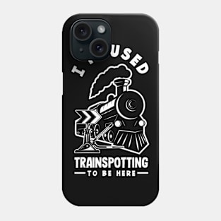 Funny Trainspotter Trainspotting Gift Idea Phone Case