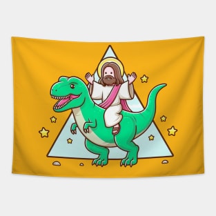 Jurrasic Jesus Tapestry