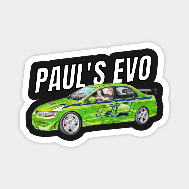 Paul's evo Magnet by MOTOSHIFT