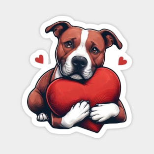 Pitbull Valentine's Day Gifts Magnet