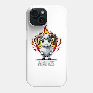 Aries Ram Fire Zodiac Sign Phone Case