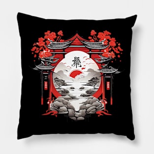 chinese tshirt Pillow