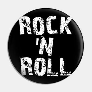 rock logo Pin