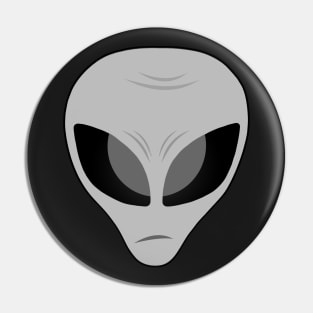 Zeta Reticulan Alien Grey Pin