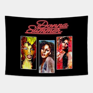 Sultry Sounds and Soulful Stares Donna Summer in Images Tapestry