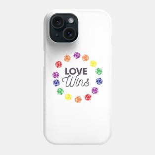 Pen and paper love wins gay Phone Case