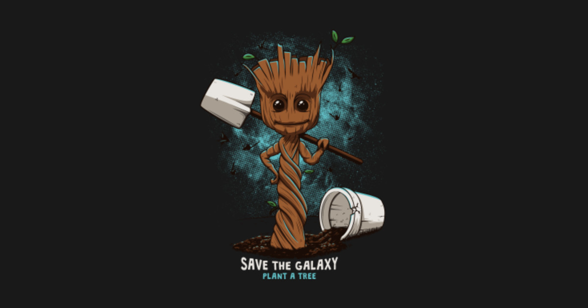 Plant a tree Baby Groot TShirt TeePublic