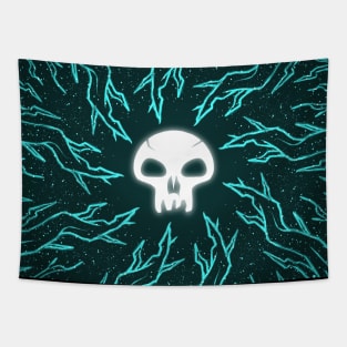 Minimalist Mana Skull Tapestry