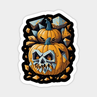 Halloween Jack O Lantern Pumpkin Magnet