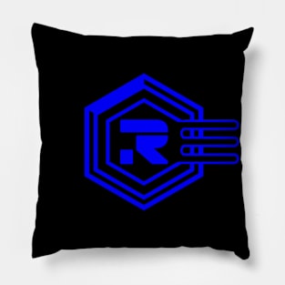 Recognizer- Deep Blue Lines Pillow