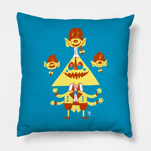 Monster Boy 7 Pillow by washburnillustration