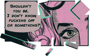 Vaporwave Comic Magnet