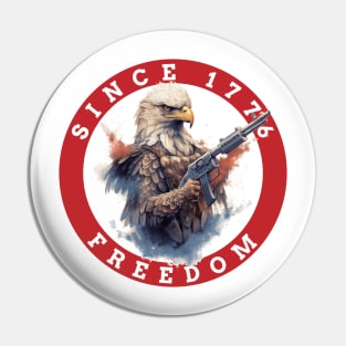 Since 1776 Celebrating Freedom Pin