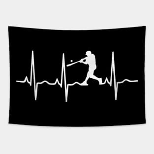 Baseball Heartbeat Player Tapestry