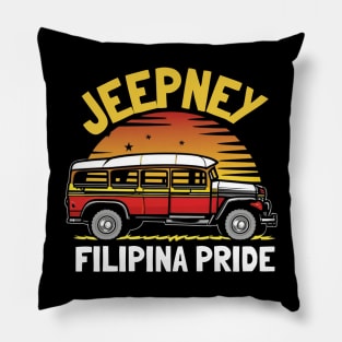 Jeepney, Philippines pride Pillow