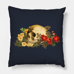 skull & roses Pillow