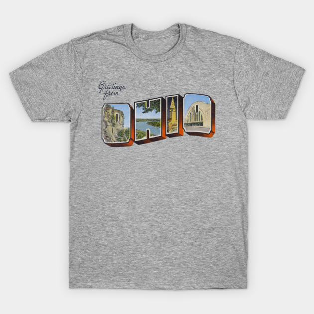 Discover Greetings from Ohio - Ohio - T-Shirt