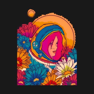 Flower astronaut T-Shirt