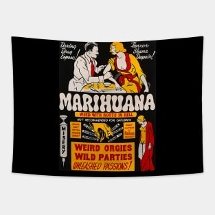 Marihuana - Weed with roots in hell Tapestry