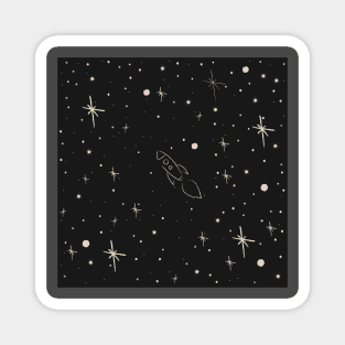 Rocket to Stars Magnet