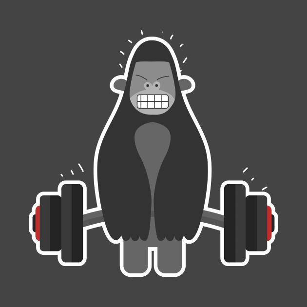 Gorilla Lifting Fitness Workout Squat by Mayzin