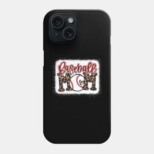 Baseball Mom Leopard Baseball Mom Phone Case