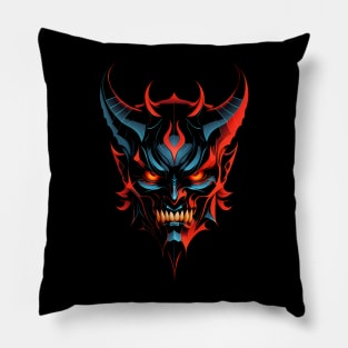 Demon Head Oni Pillow