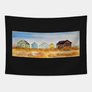 Beach Huts - Mudeford Spit Tapestry