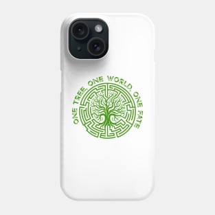 One tree, one world, one fate Phone Case