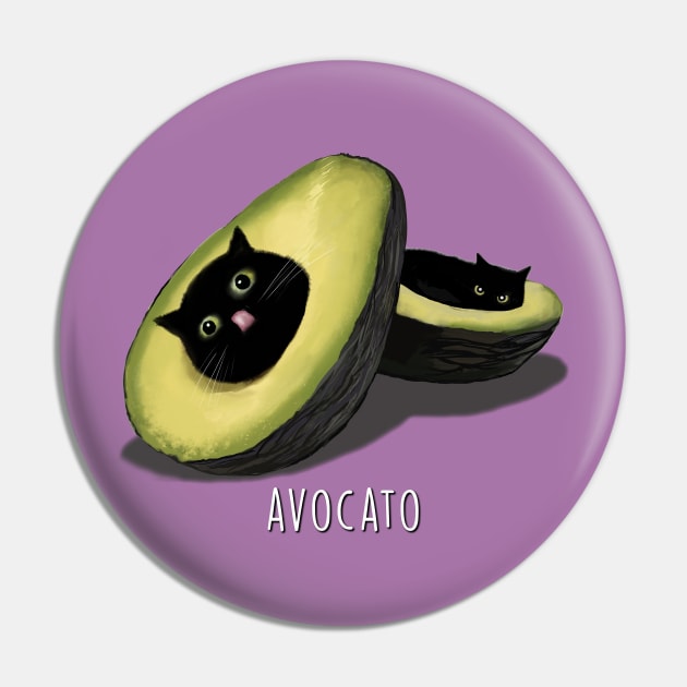 Avocato Pin by SteelWoolBunny