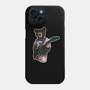 Bear Playing Guitar Phone Case