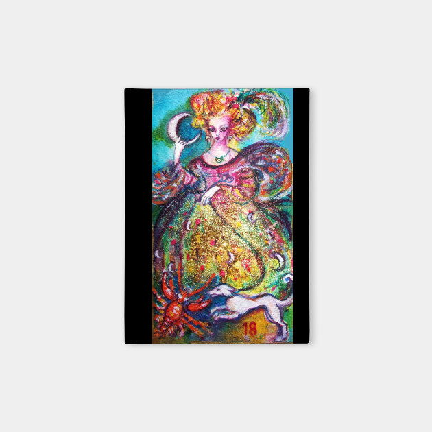 Tarots Of The Lost Shadows The Moon Lady Moon Tarot Card