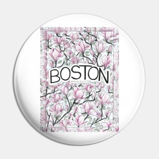 Boston Magnolia Pin