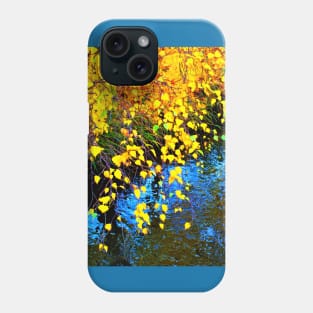 Golden Tree, Blue River Phone Case