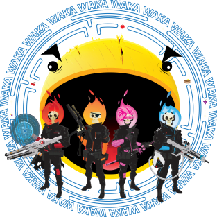 Pacman Ghosts Magnet