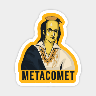 Metacomet Native American Shirt Design Magnet