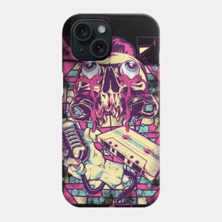 Colorful Party Rockabilly Skull Phone Case