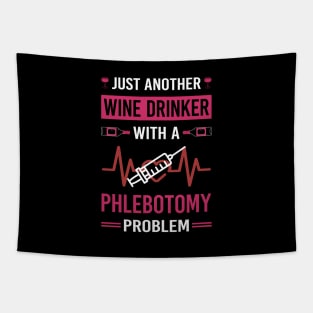 Wine Drinker Phlebotomy Phlebotomist Tapestry