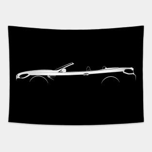 BMW M6 Cabrio (F12) Silhouette Tapestry